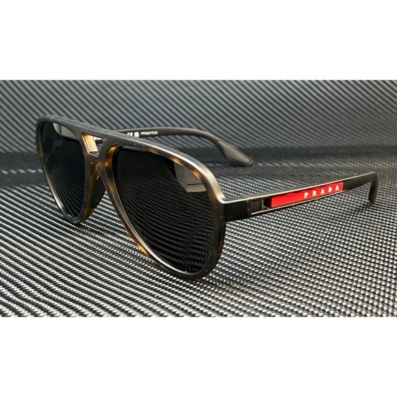 Prada Brown Havana Mens 59mm Sunglasses